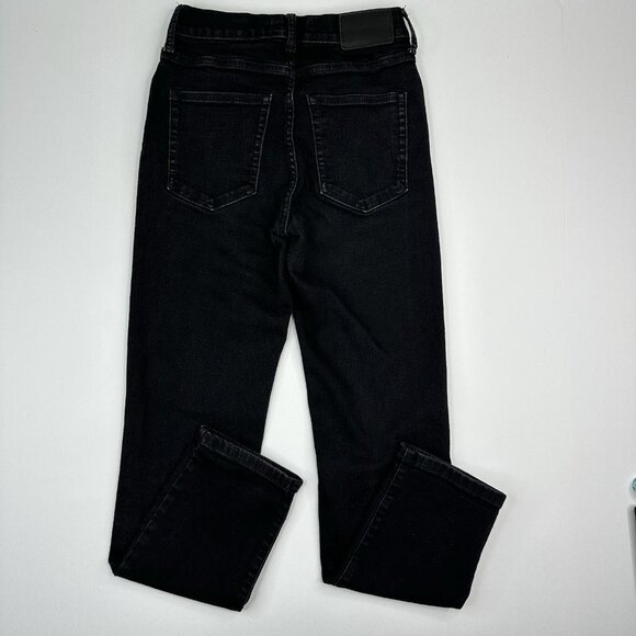 Everlane Women’s Black Cigarette High-Rise Minimalist Skinny Jean W27/L27 - Picture 4 of 11